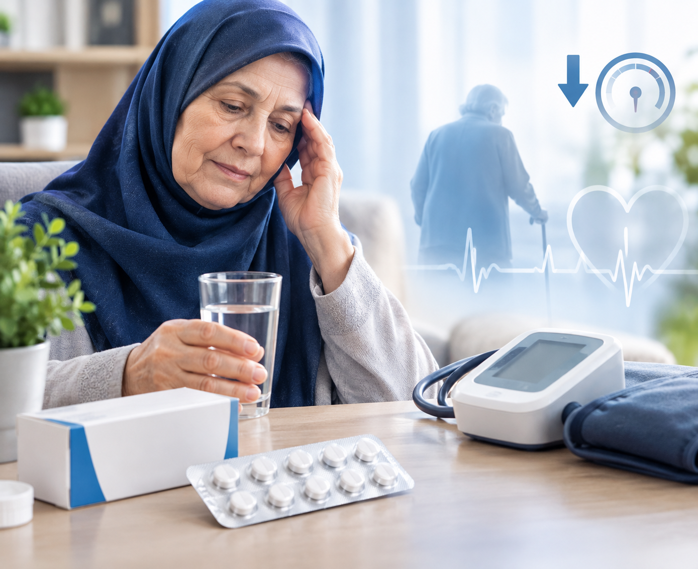 داروهای فشار خون در سالمندی؛ چرا باید مراقب افت فشار باشیم؟